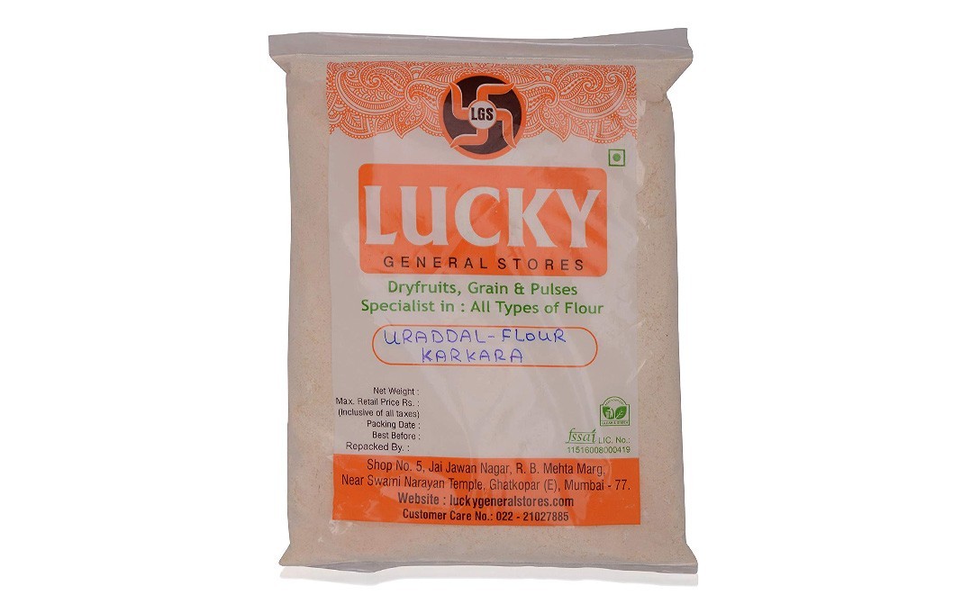 Lucky General Stores Urad dal Flour, Karkara   Pack  948 grams